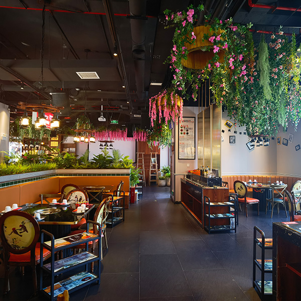 青海餐厅仿真植物