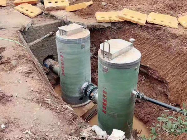 一体化污水预制泵施工