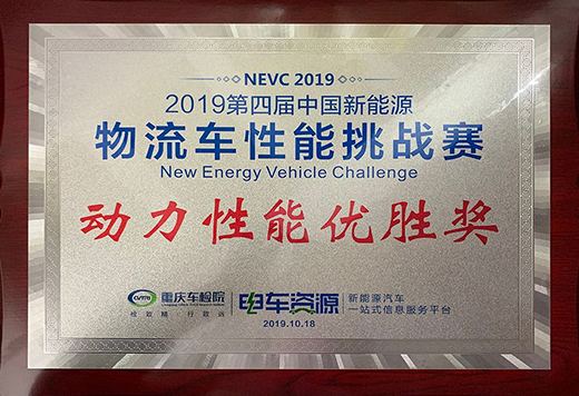 動力性能優勝獎