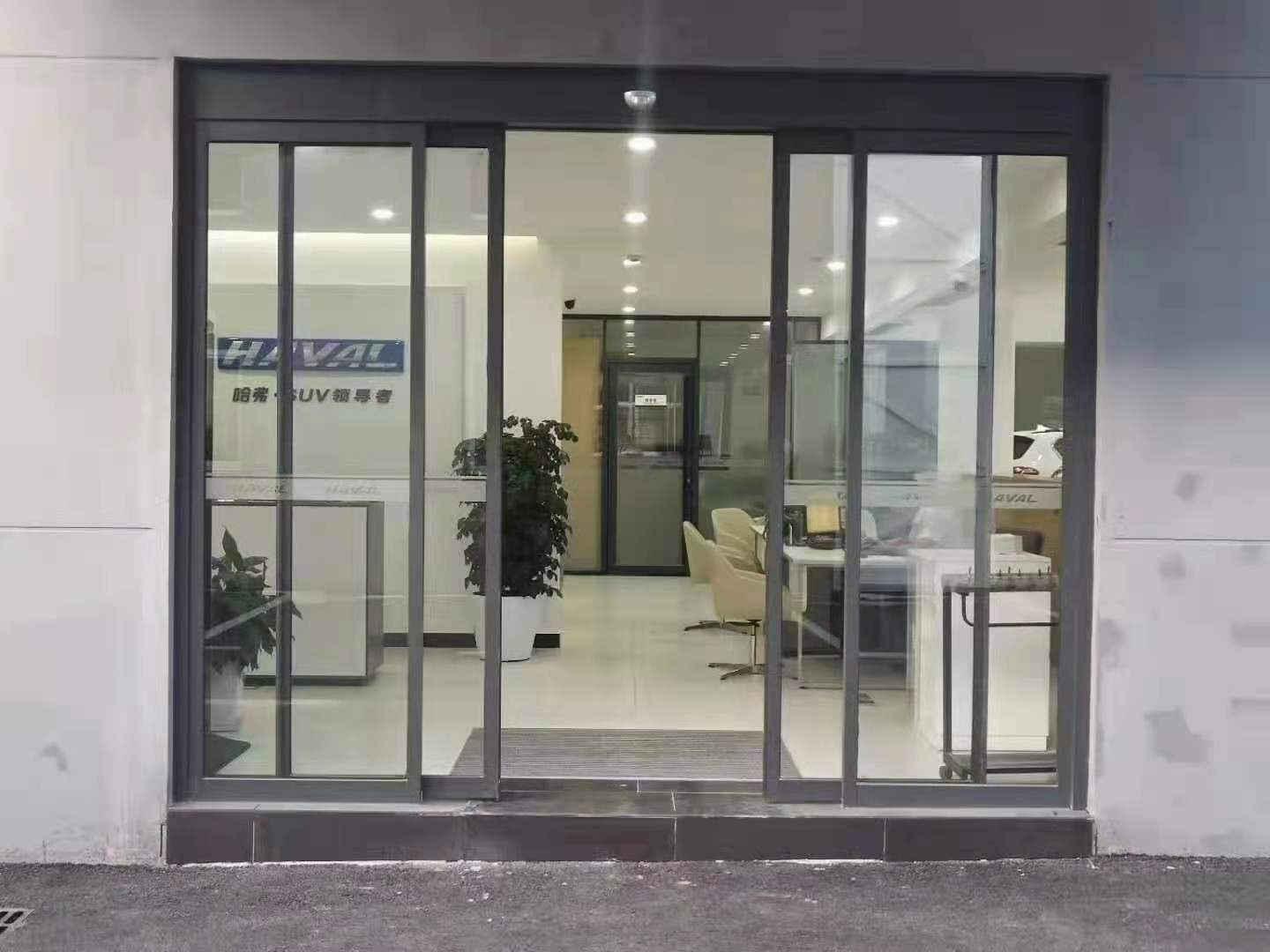 電動玻璃感應門