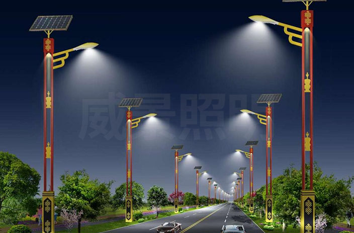少数民族特色风情路灯
