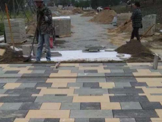 襄阳人行道彩砖铺路的一些基本施工方案