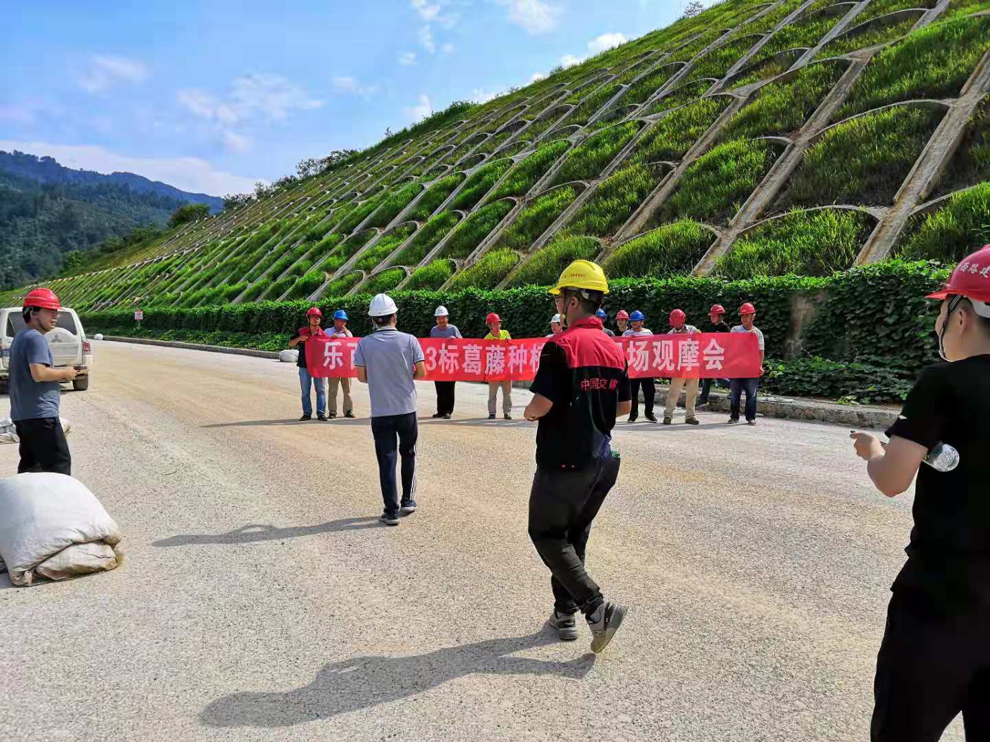 江西腾苁工程边坡绿化施工