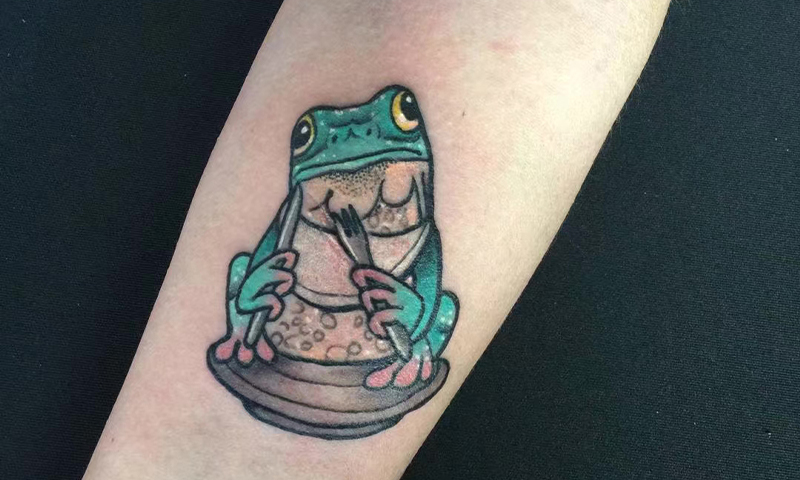 青蛙纹身