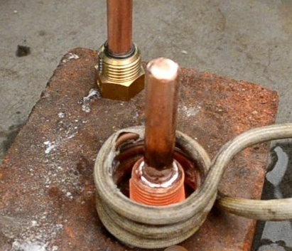 铝管高频加热焊接