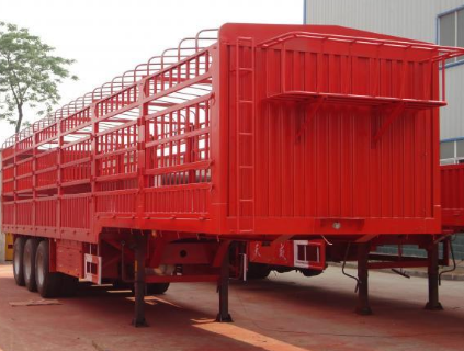轻型仓栅式半挂车