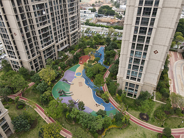 福建福州魯能公館EPDM鋪設