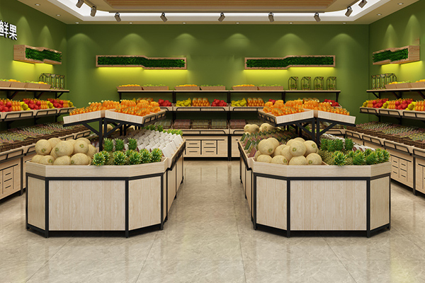 生鲜超市货架的尺寸和材质有哪些?该怎么选择？