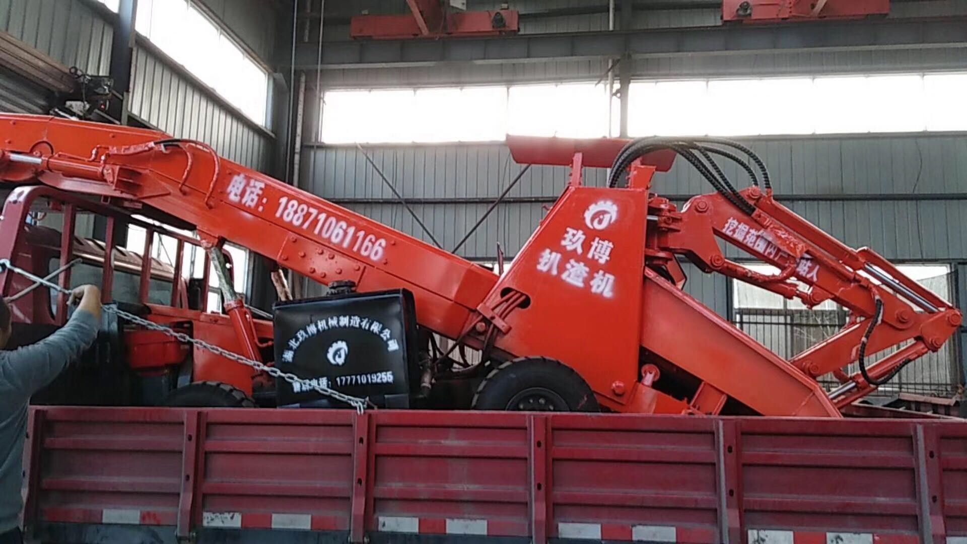 60輪式扒渣機油電混合