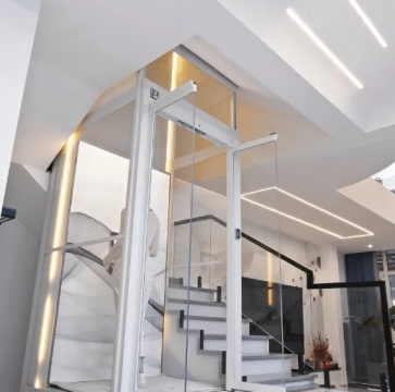 别墅家用观光电梯的开门方式、尺寸要求和井道选择