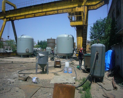 鄂尔多斯市乌审旗图克工业园给水压力容器罐体 内外壁防腐工程