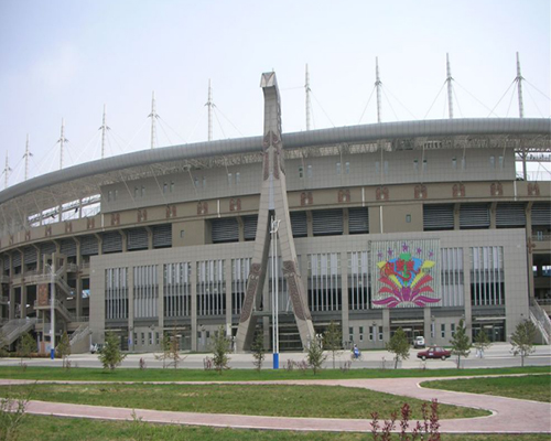 呼和浩特市体育场钢架结构防腐工程
