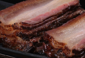 重庆上海热泵烘干出来的腊肉，具有传统的熏香味。