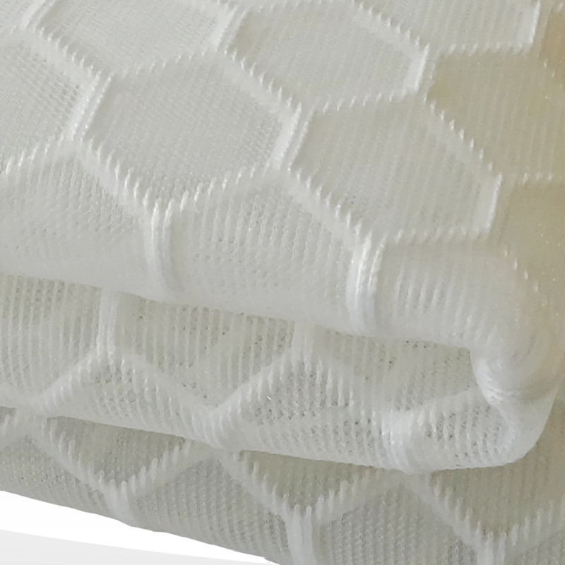 White honeycomb mesh