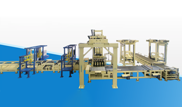 Xiangyang Yude automatic brick unloading and packing production line