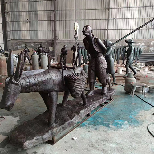 文化館銅雕塑
