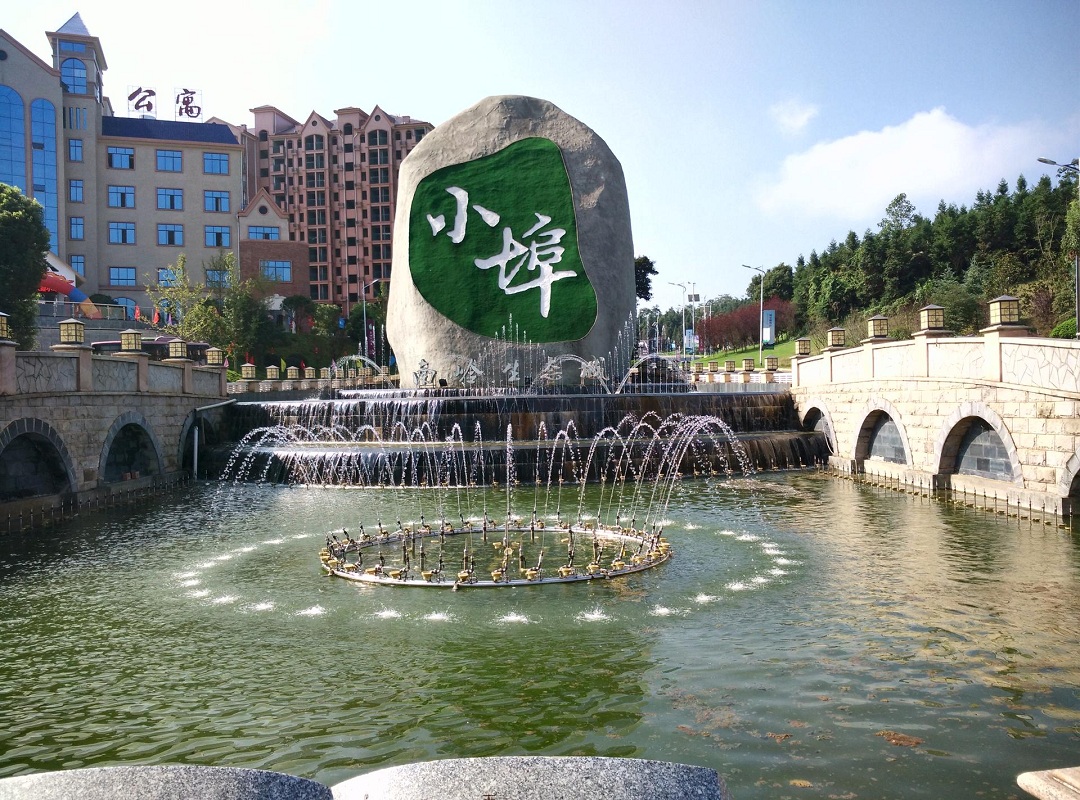 郴州市小埠入口音乐喷泉