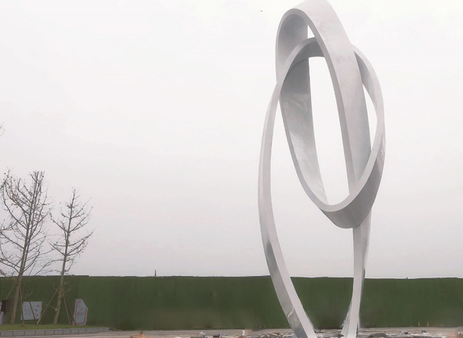 《莫比烏斯環》Mobius主題雕塑