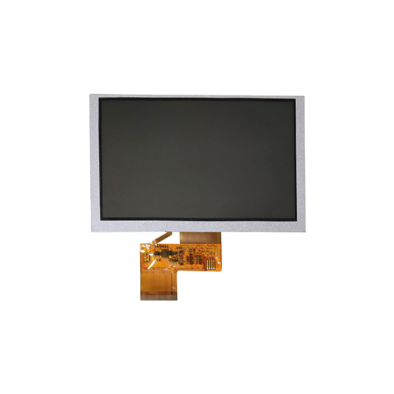 5 inch semi reflective and semi transparent screen display