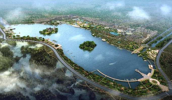 黄河龙城周边基础设施配套工程及景观建设项目小白河环湖公共景观带建设工程