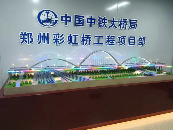 中铁大桥沙盘模型