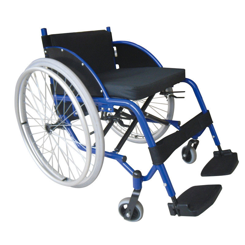 带尼龙内饰的轻质日常铝制运动轮椅-Y02D