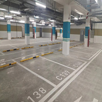 雄安新区三万平米地下车库混凝土密封固化剂+划线色带交通设施整体工程