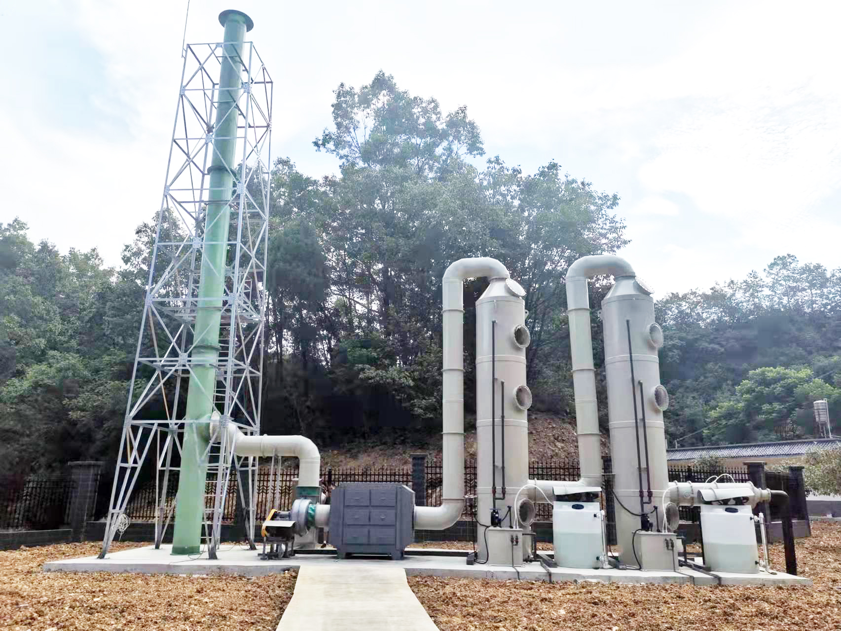 昆山上海西乡县垃圾处理厂渗滤液处理系统升级改造及调节池扩容项目除臭设备采购