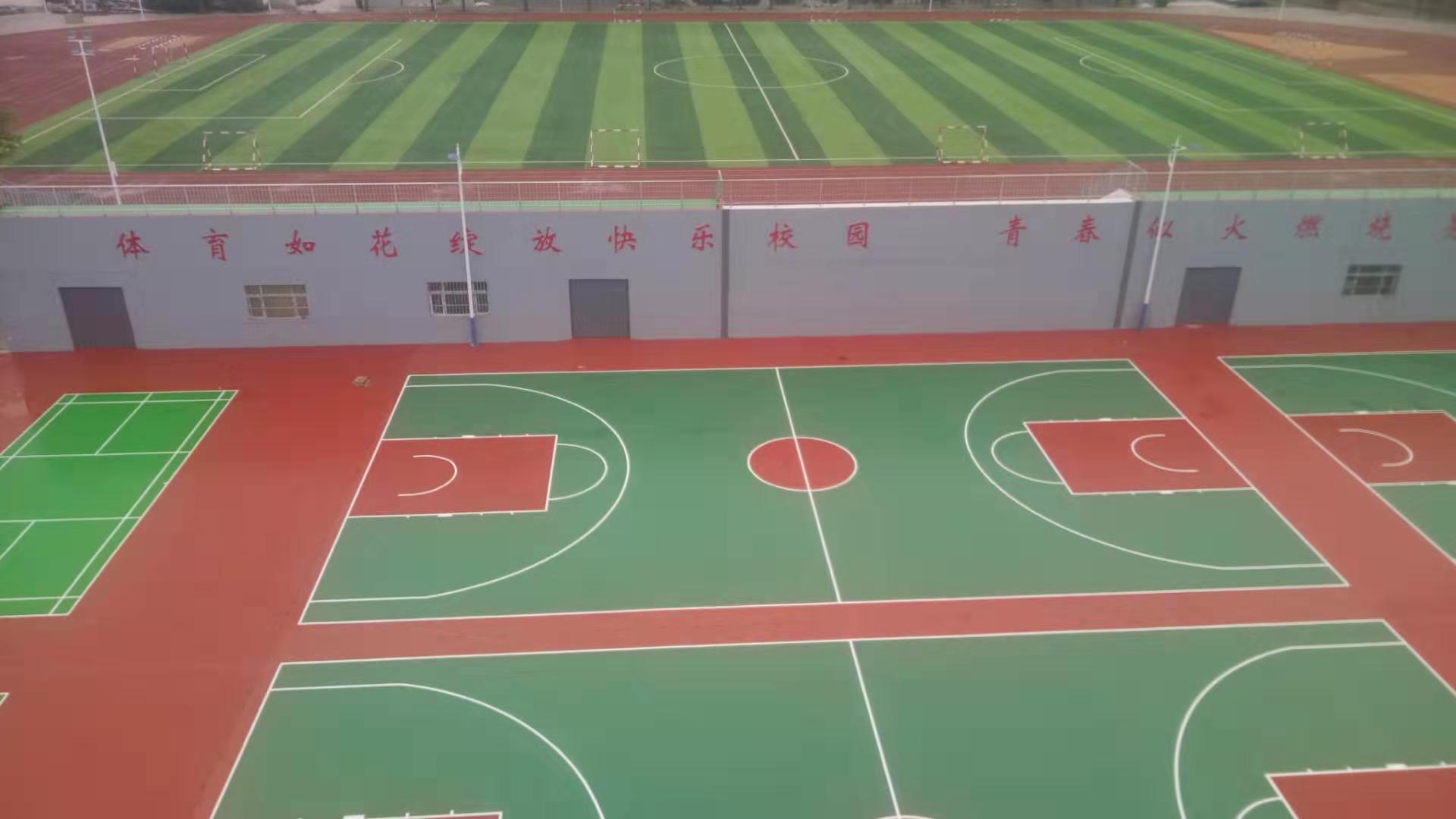 陕西硅PU球场的施工工艺与技术