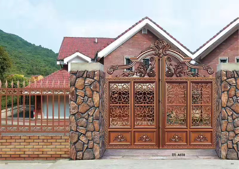 别墅铜门样式