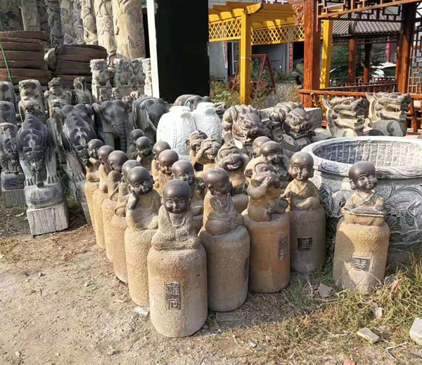 石雕工艺品-小和尚