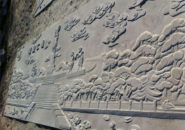大型石雕壁畫