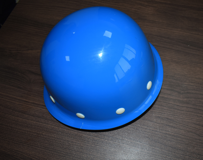 藍色頭盔玻璃鋼