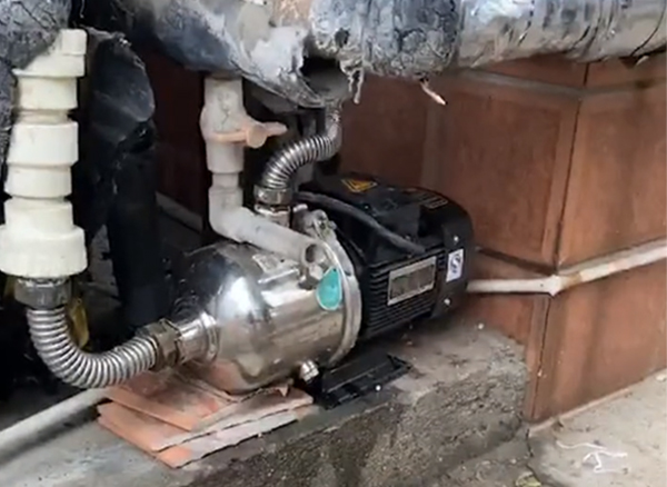 不锈钢卧式多级泵用于中央空调循环水，无震动无噪音