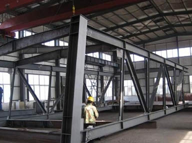 钢结构活动房构件原材料完成循环系统应用。
