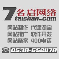 泰安网站制作泰安网站推广名启网络公司实力强