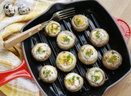 安阳米皮培训加盟电话教您做焗烤鹌鹑蛋口蘑