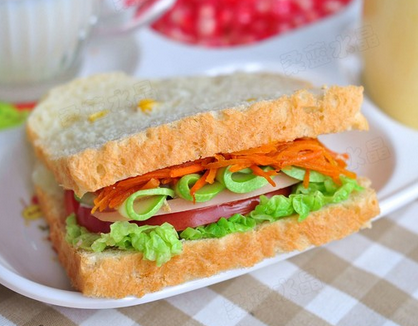 早餐必备的玉米蔬菜三明治 你学会了吗？