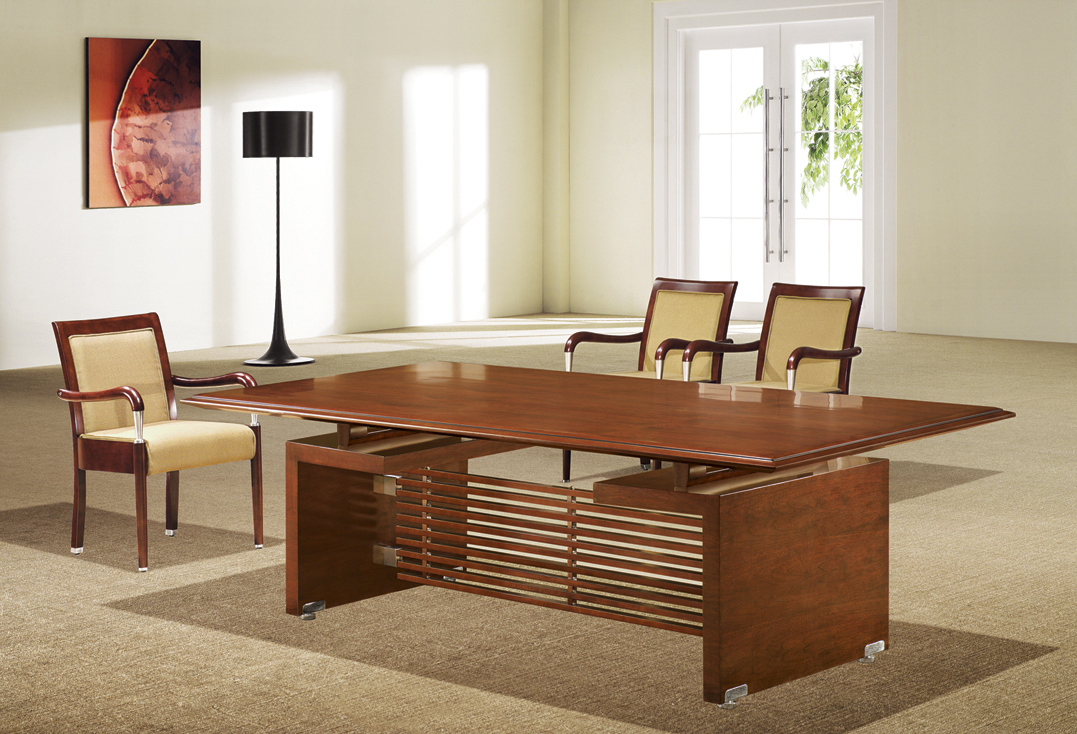 实木会议桌如何选择，办公家具厂给你支招