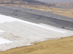 天然钠基覆膜型膨润土防水毯生产厂家提供人工湖防渗施工方案