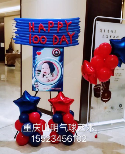 重庆南坪宝宝宴气球布置公司:气球“吹”出创富路