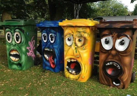垃圾桶彩绘