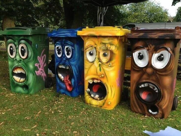 湖南垃圾桶彩绘设计