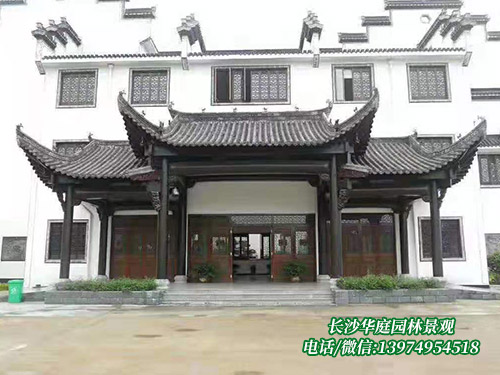 防腐木門頭
