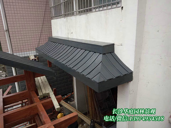 防腐木門樓