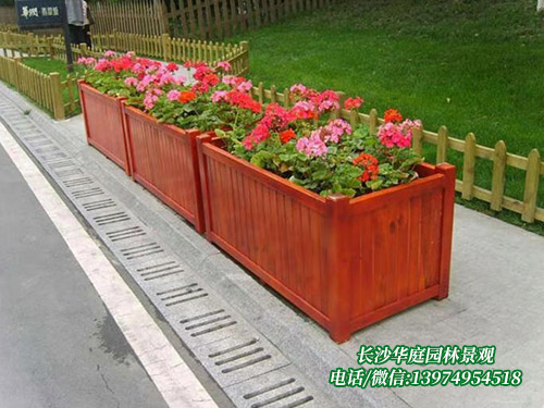 防腐木花箱