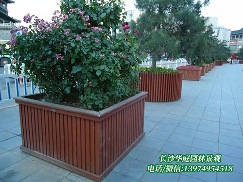 防腐木花箱