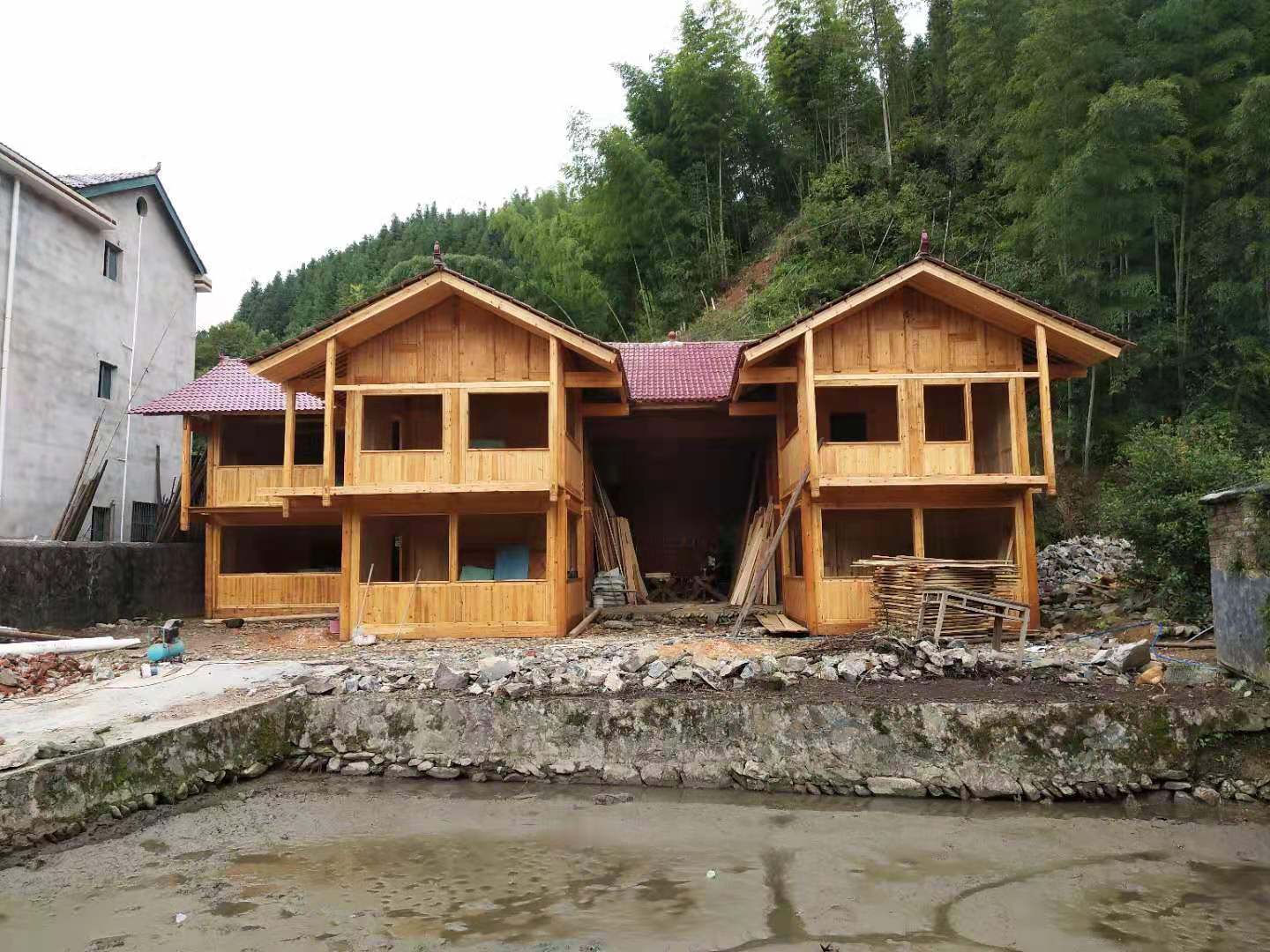 防腐木木屋