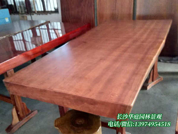 长沙防腐木桌椅