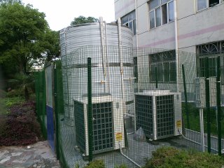 荆州工厂宿舍热水工程首选荆州新科空气能热水器为您打造大容量奢华洗浴环境